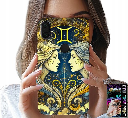 ETUI DO HUAWEI P SMART 2019 - ZNAK ZODIAKU, BLIŹNIĘTA ASTRONOMIA CASE na Arena.pl
