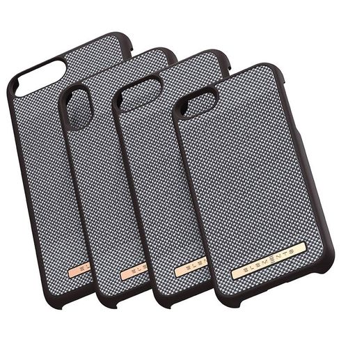 Materiałowe etui iPhone XR (Dark Brown Pattern 1) na Arena.pl