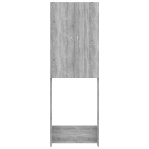 Szafka na pralkę, szary dąb sonoma, 64 x 25,5 x 190 cm na Arena.pl