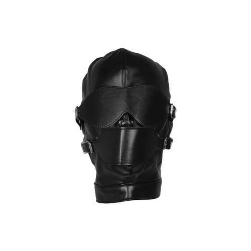 blindfolded mask with breathable ball gag   black na Arena.pl