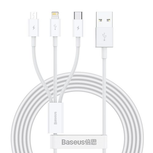 kabel usb 3w1 baseus superior series, usb do micro usb / usb-c / na Arena.pl