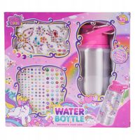 Zestaw Kreatywny Butelka Na Wodę Jednorożec Malowanie Diamenty Wyklejanka