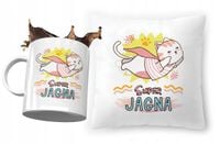 Zestaw Dla Jagny Poduszka + Kubek Dla Dziecka Z Nadrukiem Ze Zdjęciem