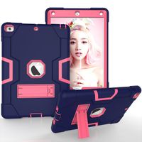 Etui do iPad 6/5 9.7" Pancerne z Podstawką Granatowe