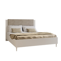 Łóżko Dwuosobowe 160x200 cm Biały Mat EKONOM MR - 4 Kolory