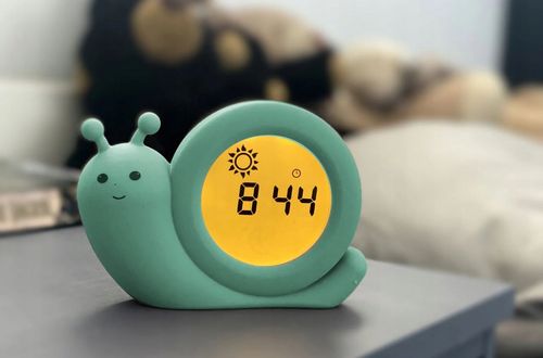 ALECTO ŚLIMAK TRENER SNU 2w1 BUDZIK LAMPKA NOCNA 8524 na Arena.pl