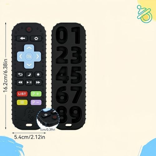 ZĄBKOWANIE ZABAWKI DO ŻUCIA GRYZAK DLA NIEMOWLĄT PILOT czerń KOLOR na Arena.pl