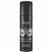 orgie xtra time delay serum 15ml - silikonowe serum wydłużające czas
