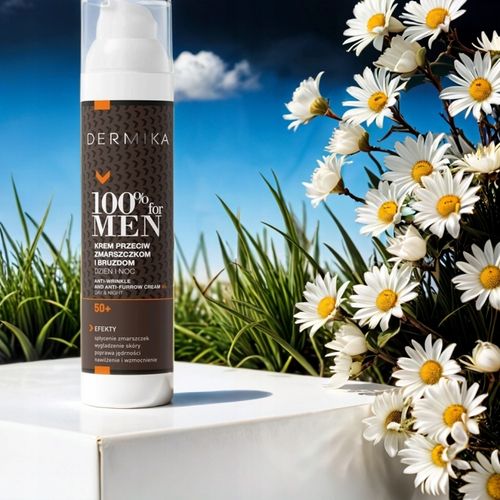 DERMIKA Krem Do Twarzy Dla Mężczyzn 50+ Przeciwzmarszczkowy 100% For Men na Arena.pl