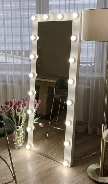 Lustro wizażowe, makijażowe, make up,do wizażu,180-80 Stojące  wiszące zdjęcie 1