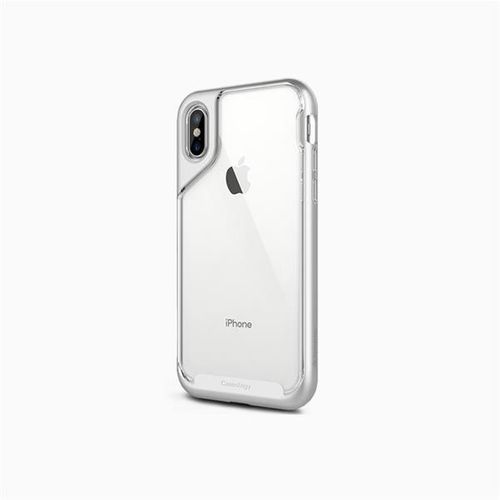 Caseology Skyfall Case - Etui iPhone Xs / X (Silver) na Arena.pl