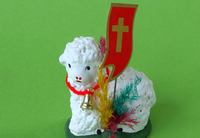 baranek wielkanocny z gipsu | N1