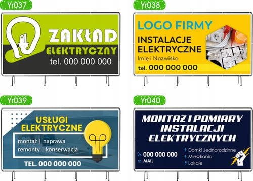 BANER REKLAMOWY 100x50 cm projekt w cenie AUTO kilma dużo wzorów na Arena.pl