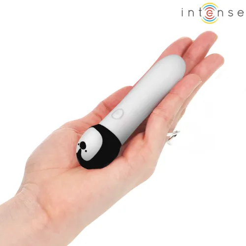 intense rico - kompaktowy wibrujący model pingwin usb, 8 trybow, biały na Arena.pl