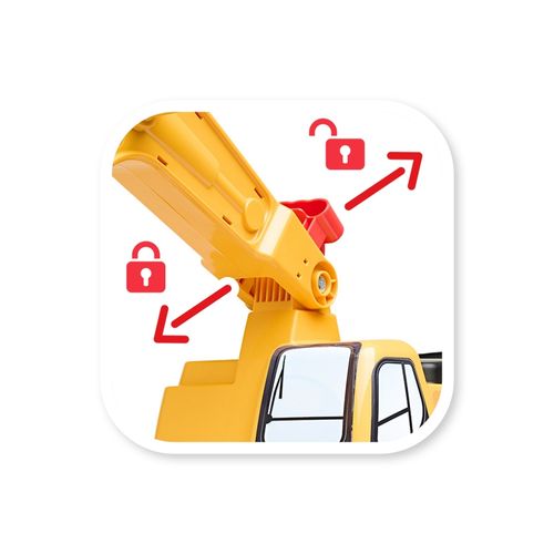 FALK Koparka JCB DIGGER Obrotowa Żółta Ruchoma Łyżka Od 3 Lat. na Arena.pl