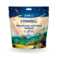 Lyommy Kurczak curry z nutą kokosa i ananasem 350 g