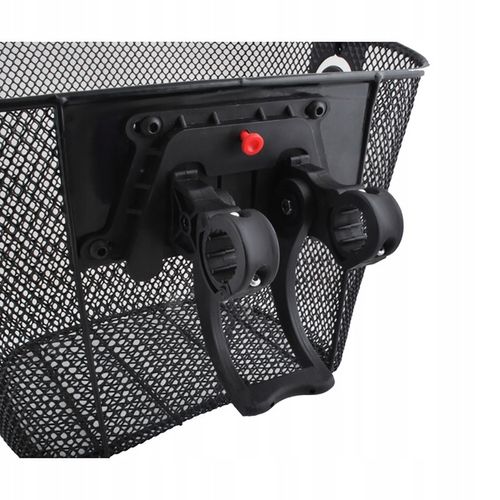Koszyk na Rower Kosz Rowerowy Duży Miejski Metalowu Click Kierownicę Czarny na Arena.pl