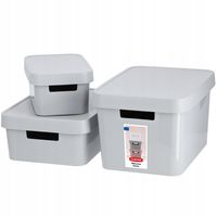 Curver 229387 pojemnik INFINITY jasny szary 4,5L z