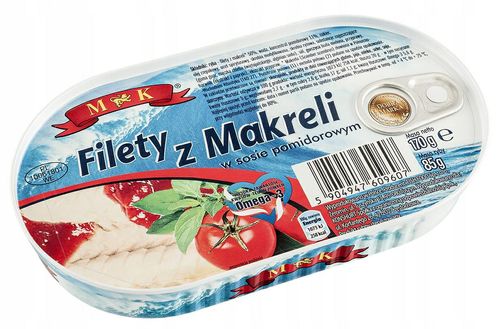 MK FILET Z MAKRELI W POMIDORACH 170G na Arena.pl