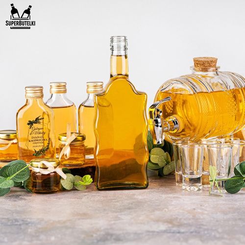 5x BUTELKA SZKLANA na NALEWKI WINO SOK LIKIERY BIMBER FALA 500 ml 0,5 L na Arena.pl