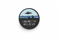I Want to Believe | 4 cm | Metal Emalia | Przypinka Filmowa | X-Files