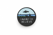 I Want to Believe | 4 cm | Metal Emalia | Przypinka Filmowa | X-Files