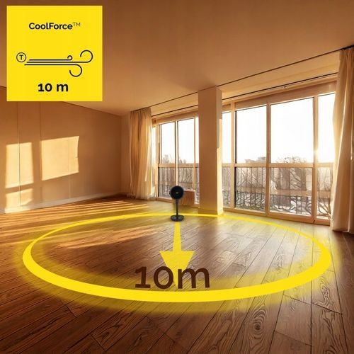 Termowentylator Farelka Cichy 38dB Yoer 1800W +Oscylacja 3D na Arena.pl