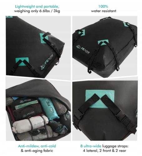 BAGAŻNIK DACHOWY SAMOCHODOWY TORBA WODOODPORNA 424 L na Arena.pl