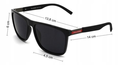 OKULARY PRZECIWSŁONECZNE MĘSKIE FILTR UV400 POLARYZACYJNE POLARZONE NERDY na Arena.pl