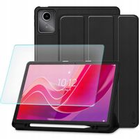 SKŁADANE ETUI CASE OBUDOWA COVER FUTERAŁ NA RYSIK DO LENOVO TAB M11 + SZKŁO