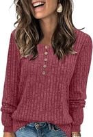 Damski Sweter Tunika Dzianinowa Luźna Wygodna Elegancka Czerwony XXL