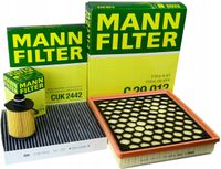 2X MANN KOMPLET ZESTAW FILTRÓW OPEL INSIGNIA A 2.0 CDTI