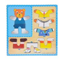 UKŁADANKA DREWNIANA UBIERANKA 8EL 8877