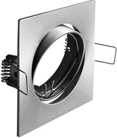 sufitowa oprawa punktowa porto-k ip20 kwadrat inox z reg - v-pran6-02