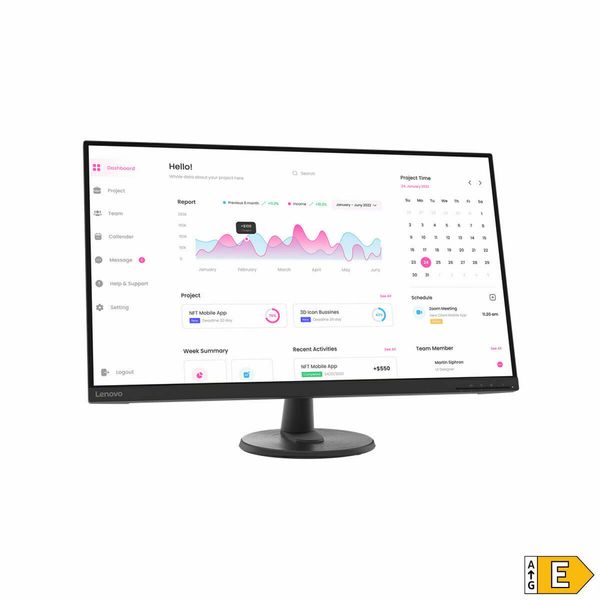 Monitor Lenovo 66FCGAC2EU Full HD 31,5" zdjęcie 2