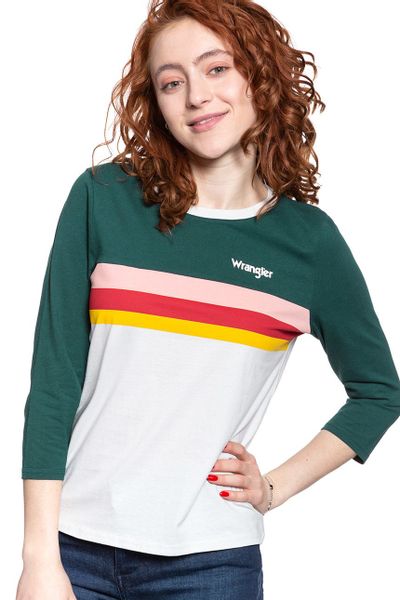 WRANGLER RAINBOW TEE CLOUD BLUE W7P5GHB03 XS zdjęcie 1