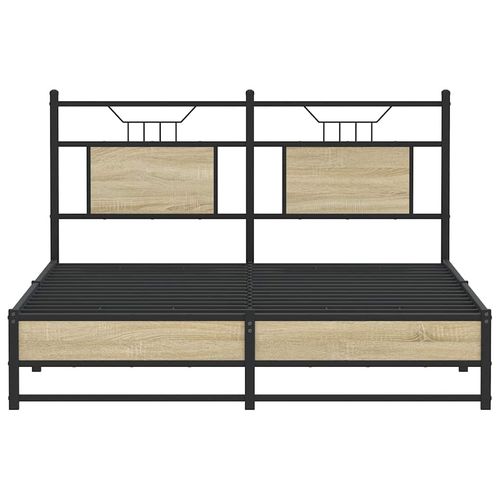 Łóżko bez materaca, dąb sonoma, 140x200 cm na Arena.pl