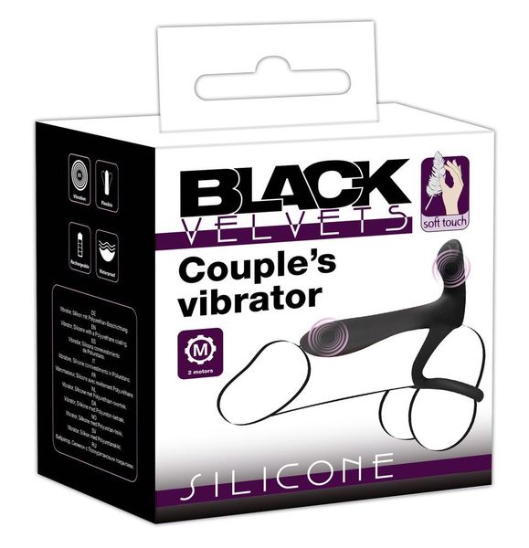 Black Velvets Couples Vibrator zdjęcie 1