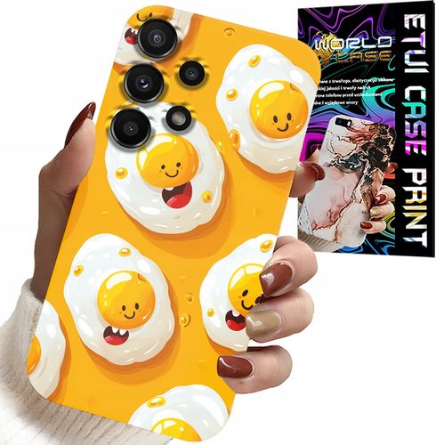 ETUI DO SAMSUNG GALAXY A32 4G - SŁODKIE UŚMIECHNIĘTE JAJKA CASE + FOLIA na Arena.pl