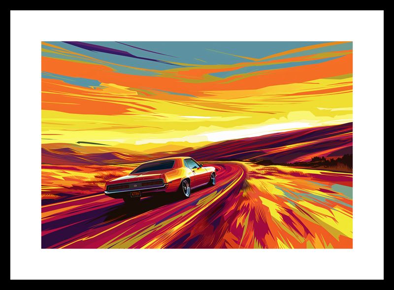 Plakat 30x20cm Pędź Przed Siebie zdjęcie 3