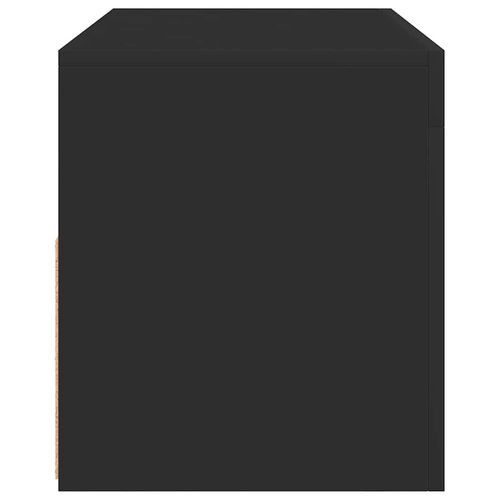 Szafka pod TV z oświetleniem LED, czarna, 90x35x40 cm na Arena.pl