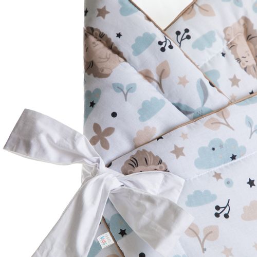 ROŻEK DLA NIEMOWLĄT 75x75 cm HOBBYKIDS ZEBRA I LEW na Arena.pl