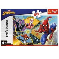 PUZZLE 60 W SIECI MARVEL SPIDERMAN 17372