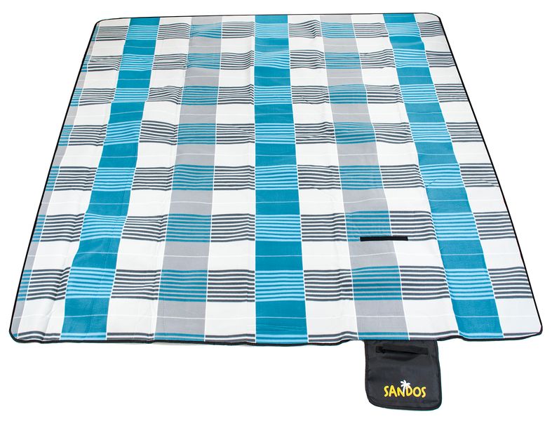 Koc piknikowy 200x200 krata zdjęcie 13