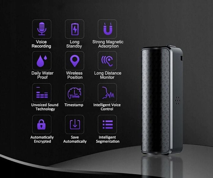 DYKTAFON PODSŁUCH SZPIEGOWSKI Z MAGNESEM DETEKCJĄ zdjęcie 7