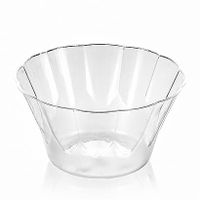 Pucharki deserowe plastikowe okrągłe 170ml 25szt