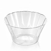 Pucharki deserowe plastikowe okrągłe 170ml 25szt