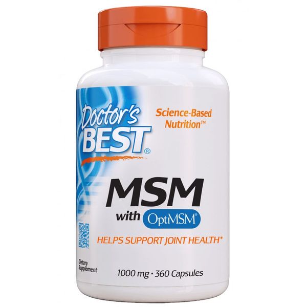 DOCTOR'S BEST MSM OptiMSM (360 kaps.) zdjęcie 1