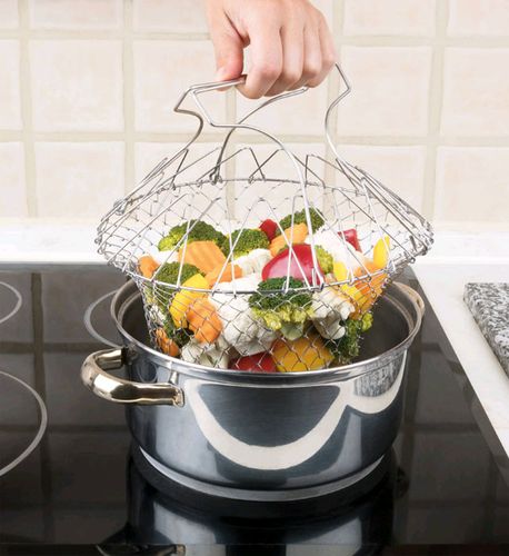 Wkład do garnka do gotowania na parze koszyk sitko do smażenia na Arena.pl