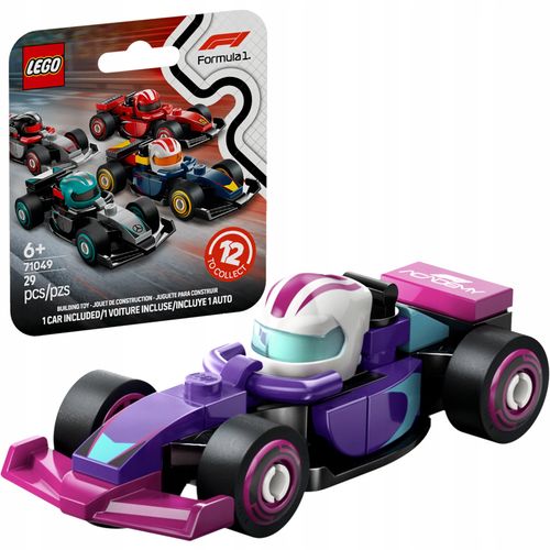 71049 - lego minifigures - bolid formuła f1 academy na Arena.pl